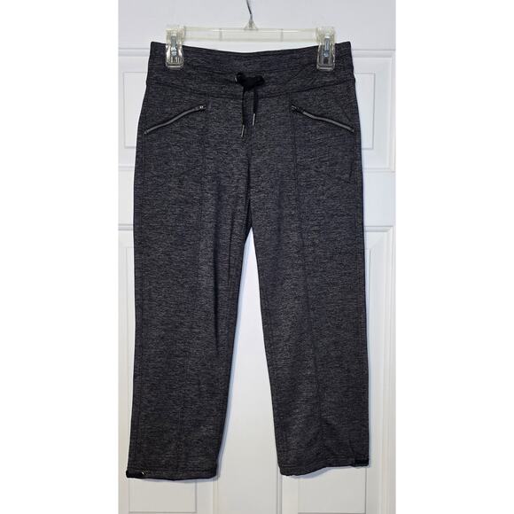 Athleta Women's Pants Gray Pull On Drawstring Zipper‎ Pockets Size XS - Picture 1 of 6